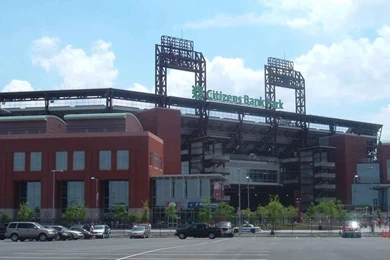 CITIZENS BANK PARK EXTERIOR PHILLIES WALLPAPER   (