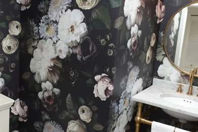Marcus Design: {large Scale Floral Wallcoverings}
