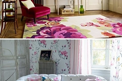 Beautiful Floral Living Rooms   Home Decorating Blog   Community ...