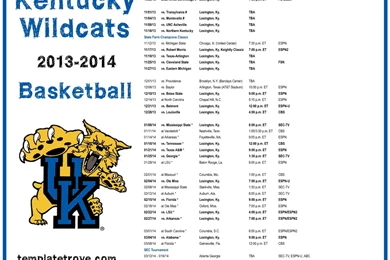 2013 2014 College Basketball Desktop Wallpapers Schedules