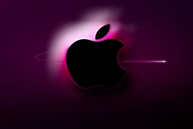 Download Wallpapers 3840x2400 Logo, Apple, Mac, Light, Black Ultra ...