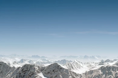 Wallpapers Mountains, Simple, Sky, Blue Sky, Snow Desktop Wallpapers ...