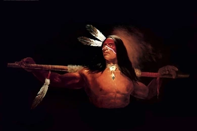 Drawing & Painting: Native American Defiant One, Picture Nr. 10644