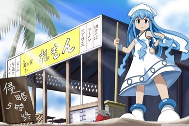 Shinryaku! Ika Musume HD Desktop Wallpapers : Widescreen