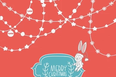 Cute Merry Christmas Backgrounds Vector