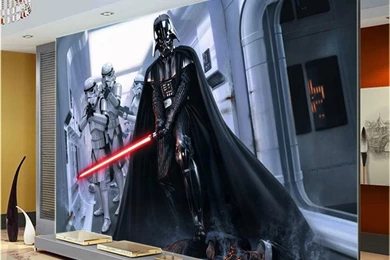 Modern Darth Vader Wall Mural Star Wars Photo Wallpapers Large Wall ...