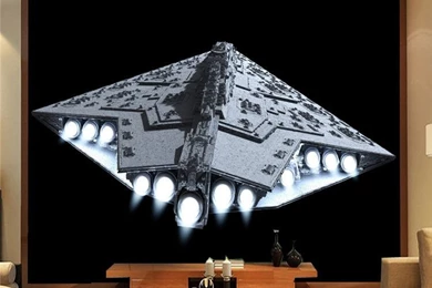 Aliexpress.com : Buy 3D Spacecraft Photo Wallpapers Star Wars Wall ...