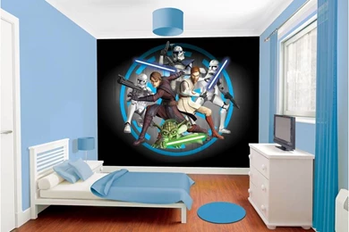Walltastic Clone Wars Wallpapers Mural