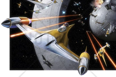 Star Wars   Anakin In Naboo Starfighter   Wall Mural & Photo ...