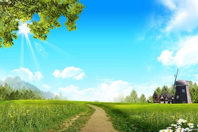 1920x1200px Small Village Wallpapers Free