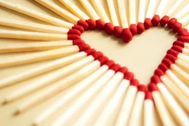 Match Red Heart Abstract Love HD Wallpapers Wallpapers   (