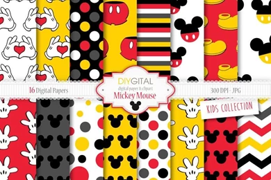 Popular Items For Mickey Backgrounds On Etsy