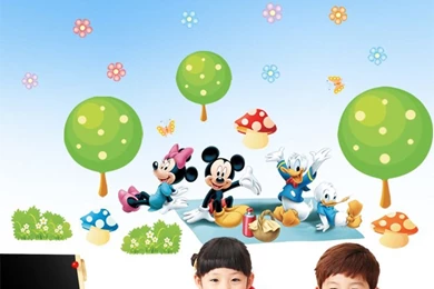 Online Buy Wholesale Mickey Mouse Backgrounds From China Mickey ...