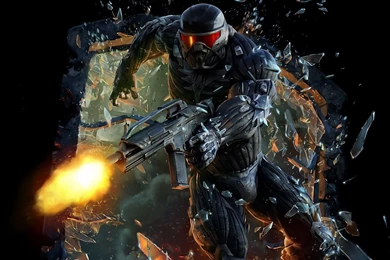 Video Games, Crysis 3, Broken Glass, Gun Wallpapers HD