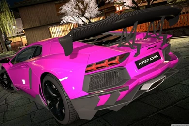 Lamborghini Aventador LP700 4 Pink Passionate HD Desktop Wallpapers ...