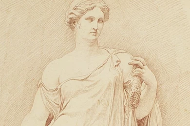 Antic Decorative Panel   Roman Statue   Papiers De Paris