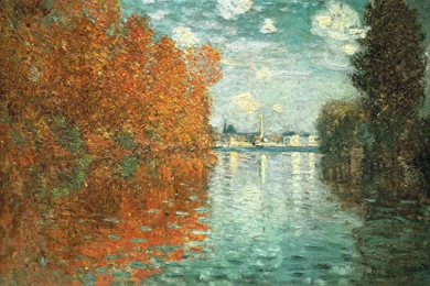 Painting Monet   Autumn Effect Wallpapers And Images   Wallpapers ...