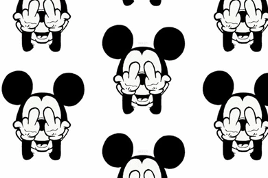 3d Mickey Mouse Flipping The Bird iPhone Wallpapers   Cartoon ...
