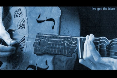 Papel De Parede Tocando Blues