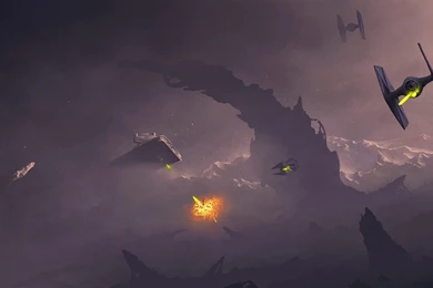 Star Wars, Artwork, TIE Fighter Wallpapers HD