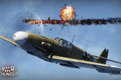 War Thunder   BF 109 F4 Trop (Double Kill!)   YouTube