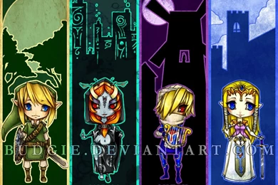 LoZ Chibi Bookmark Wallpapers By Sambees On DeviantArt