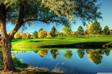 Golf Course Landscape HD Desktop Wallpapers : High Definition ...