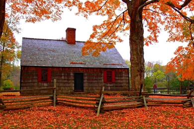 Old House In The Village Of Wallpapers And Images   Wallpapers ...