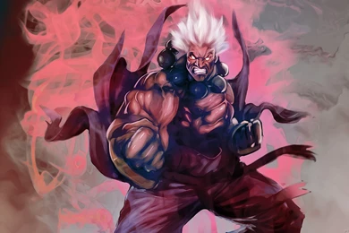 Video Games, Street Fighter, Oni, Rage, Akuma, Artwork, White Hair ...