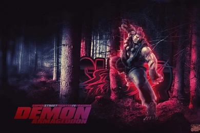 Super Street Fighter Akuma Wallpapers   (
