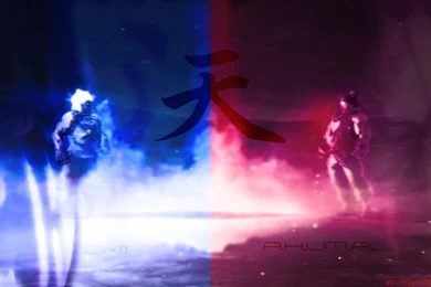 DeviantArt: More Like Oni Vs Akuma Wallpapers By ShabaazKhan