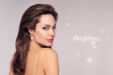 Angelina Jolie Beautiful Pink Wallpapers