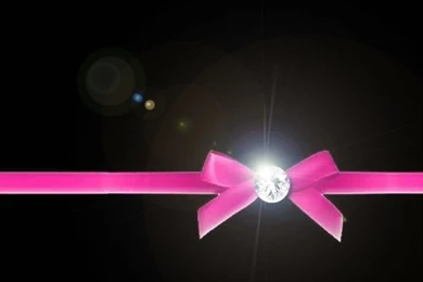 Pink Bow Sparkle Diamond iPhone Wallpapers