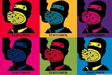 Gentlemen Pop Art HD Desktop Wallpapers : Widescreen
