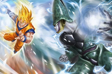 Dragon Ball Z Fight With Vegeta Wallpapers   Anime Wallpapers