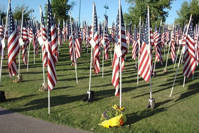 9 11 Memorial Healing Field At Tempe Beach Park Sept 9 12, 2012 ...