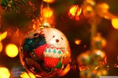 Teddy Christmas HD Desktop Wallpapers : High Definition ...