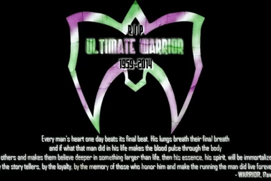 RIP Ultimate Warrior Wallpapers By Oetzi92 On DeviantArt
