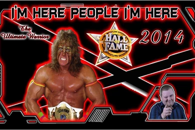 The Ultimate Warrior WWE HOF 2014   YouTube