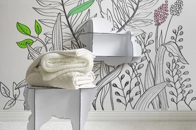 Coloring Book On Your Wall!