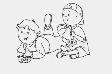 Caillou Coloring Pages Caillou Coloring Drawing Free Wallpapers ...