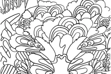 Trippy Coloring Book Pages   AZ Coloring Pages