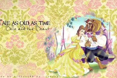 Belle And The Beast   Disney Princess Wallpapers (15593762)   Fanpop