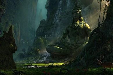 Unexplored Ruins (Lord Shiva). : Wallpapers