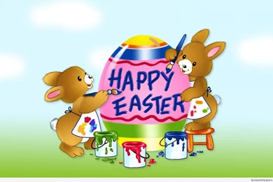 Cute cartoon easter bunnies happy easter wallpaper happy easter.jpg