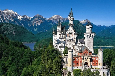 Neuschwanstein Castle View 1920x1200 Wallpapers,Neuschwanstein ...