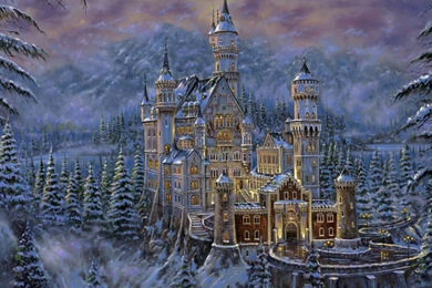 ROBERT FINALE NEUSCHWANSTEIN CASTLE WALLPAPER (