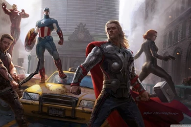 Avengers Assemble !!! HD Desktop Wallpapers : Widescreen : High ...
