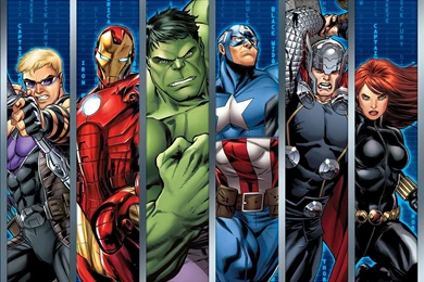 Marvel Avengers Assemble Strips Photo Wallpapers Wall Mural (CN ...