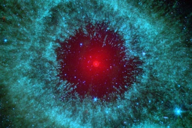 Infrared Image Of The Helix Nebula Wallpapers